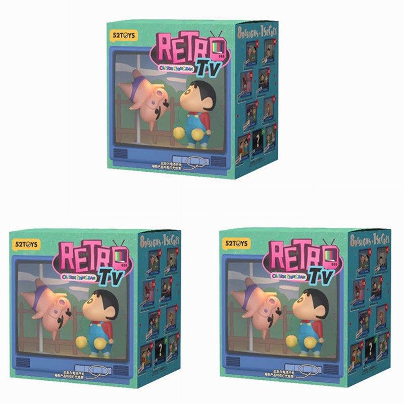 Оригинальный 52toys Кролик Син-тян Ретро ТВ-сериал Слепой бокс Модный Фигурка Декорация Модель Игрушка Милый Подарки на День Рождения