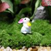 Mini Resin Mushroom Ornaments Micro Landscape Garden Rabbit Model Garden