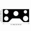 Stain-resistant Silicone Gas Stove Protector Mat Grease-proof Gas Stove Gasket  Housewife