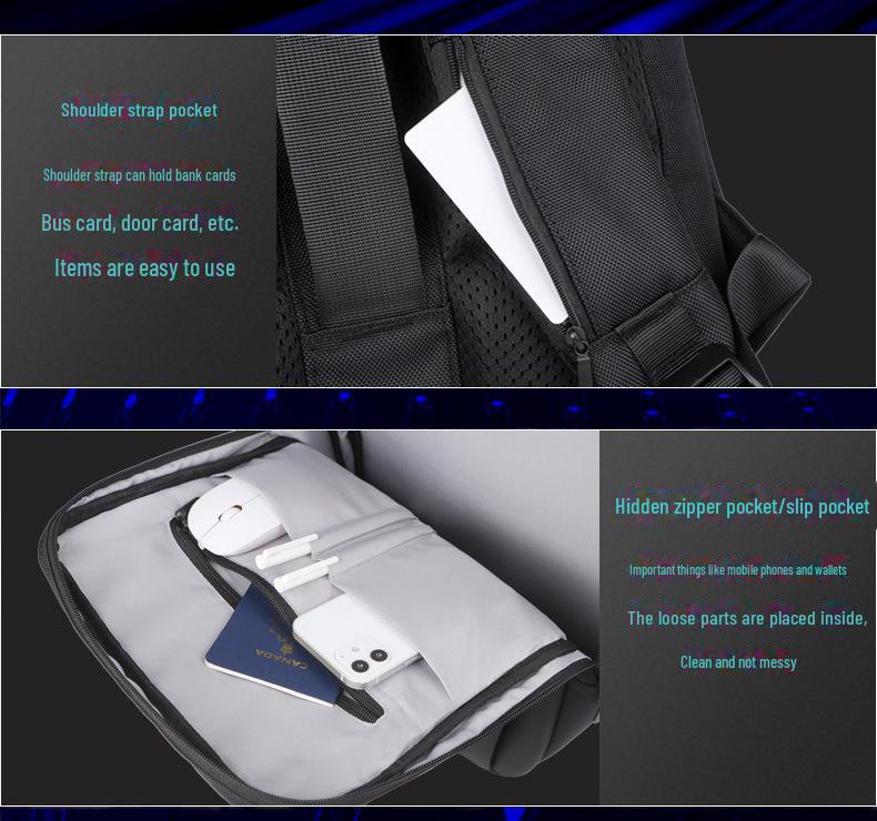 Модный водонепроницаемый нейлоновый рюкзак: Высококачественная мода для мужчин и женщин, вместительная школьная сумка и деловая сумка для ноутбука