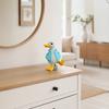 Duck Figurine Ornaments, Resin Cute Duck Sculpture with Down Jacket Desktop Decor for Home Office Car, Duck Miniature Scene Decoration