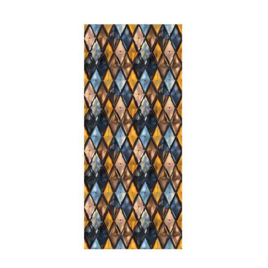 Yousheng Винтажная наклейка из витражного стекла Съемная Водонепроницаемая Статическая наклейка на окно Дом Офис Комната Церковь Декоративная Конфиденциальная Оконная пленка