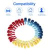 60pcs Electrical T-Tap Connectors with Insulated Male Quick Disconnects for Cord