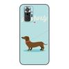Black Prime Art Cover Silicone Soldes Dachshund Dog For Redmi Note 10 10s Pro 4G 5G Mobile Phone Skin Case For Xiaomi Redmi