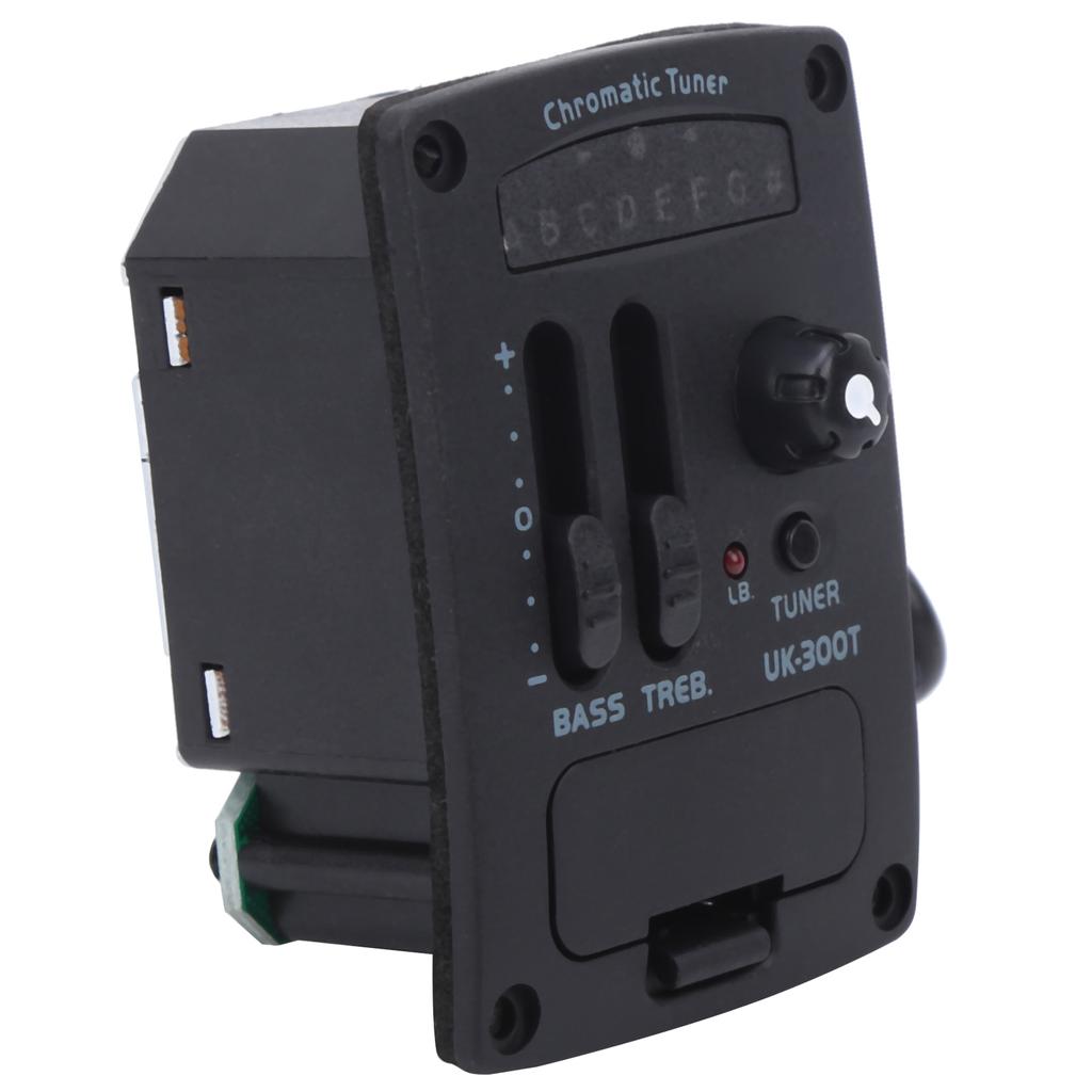 2‑Band EQ Pickup Ukulele Equalizer Tuner Amplifier Musical Instrument Accessories