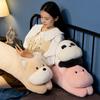 Animal Panda Pig Throw Pillow Plush Toy Doll Pig Doll Girl Sleeping Leg Puppet Doll