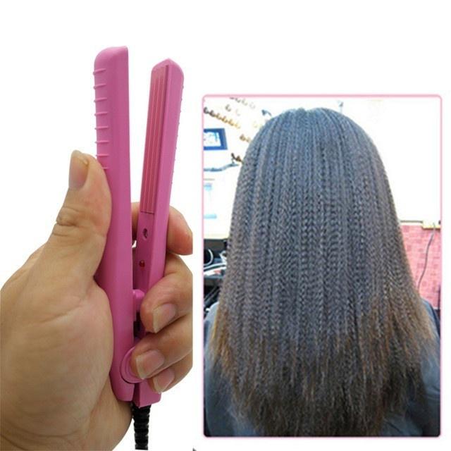 Hair Curling Curler Ceramic Hair Crimper Crimping Iron Perm Splint DIY Hairdressing Kit