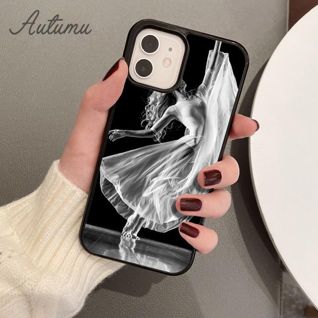 Ballet Ballerina Girl Phone Case for iPhone 11 12 13 14 Pro Max Mini X XR XS SE 2020 6 7 8 Plus Samsung Galaxy S21 S22 Shell
