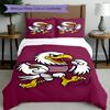 3pcs Duvet Cover Set (1*Duvet Cover + 2*Pillowcase, Without Core), Manly Warringah Sea Eagles Print Bedding Set, Bedroom Decor, All‑Season, Birthday G