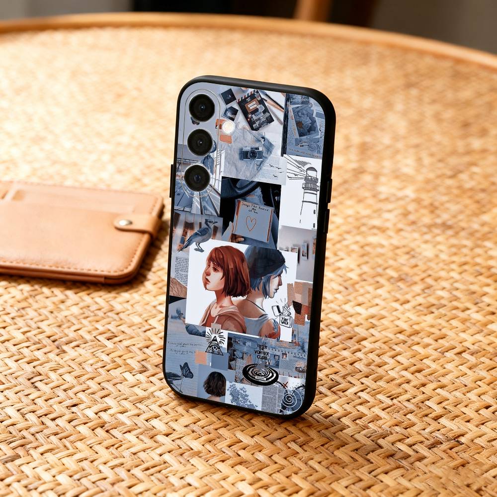 B-Blue-Game L-Life Is Strange  Phone Case For Samsung  A73,A21s,A22,A31,A32,A52,A53,A71,A80,Soft Black Shell