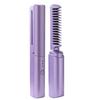 2 In 1 Lazy Straightener Hair Hot Comb Portable Mini USB Rechargeable Hair Straightener Fast Heating Hair Styling Tools