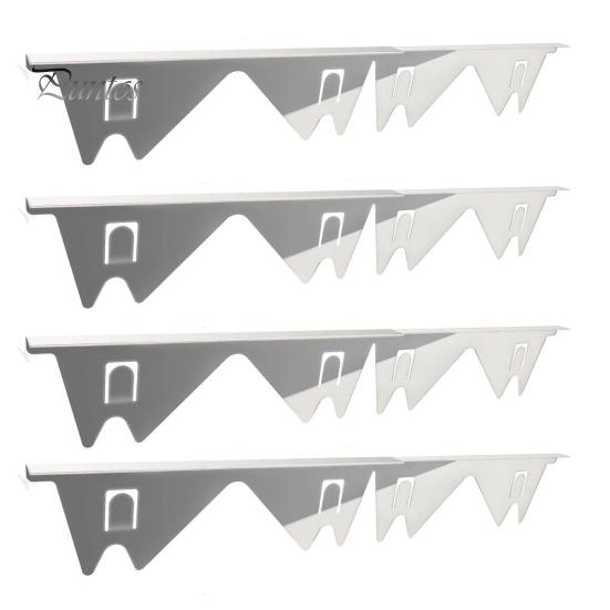 1/2/4 шт., нержавеющая сталь, заполнитель щелей для плиты, термостойкая кухонная духовка, защитная планка для боковой стенки, комплект для отделки плиты, легкоочищаемая универсальная защита от проливания плиты