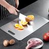 Разделочная доска из нержавеющей стали Большая нескользящая кондитерская доска для кухни Двусторонняя разделочная доска Легко чистится Доступны различные размеры ковриков для резки