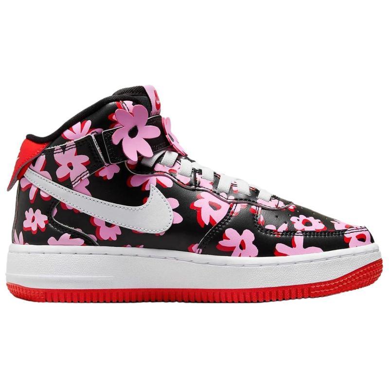 Nike Амортизация Air Force 1, Износостойкие высокие кеды для скейтборда Унисекс Черные Розовые Кроссовки FQ3692-001
