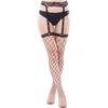 Plus Size Women's Lace Floral Thigh High Pantyhose Fishnet Body Stockings Over Knee Mesh Socks Tights Leggings Bottom