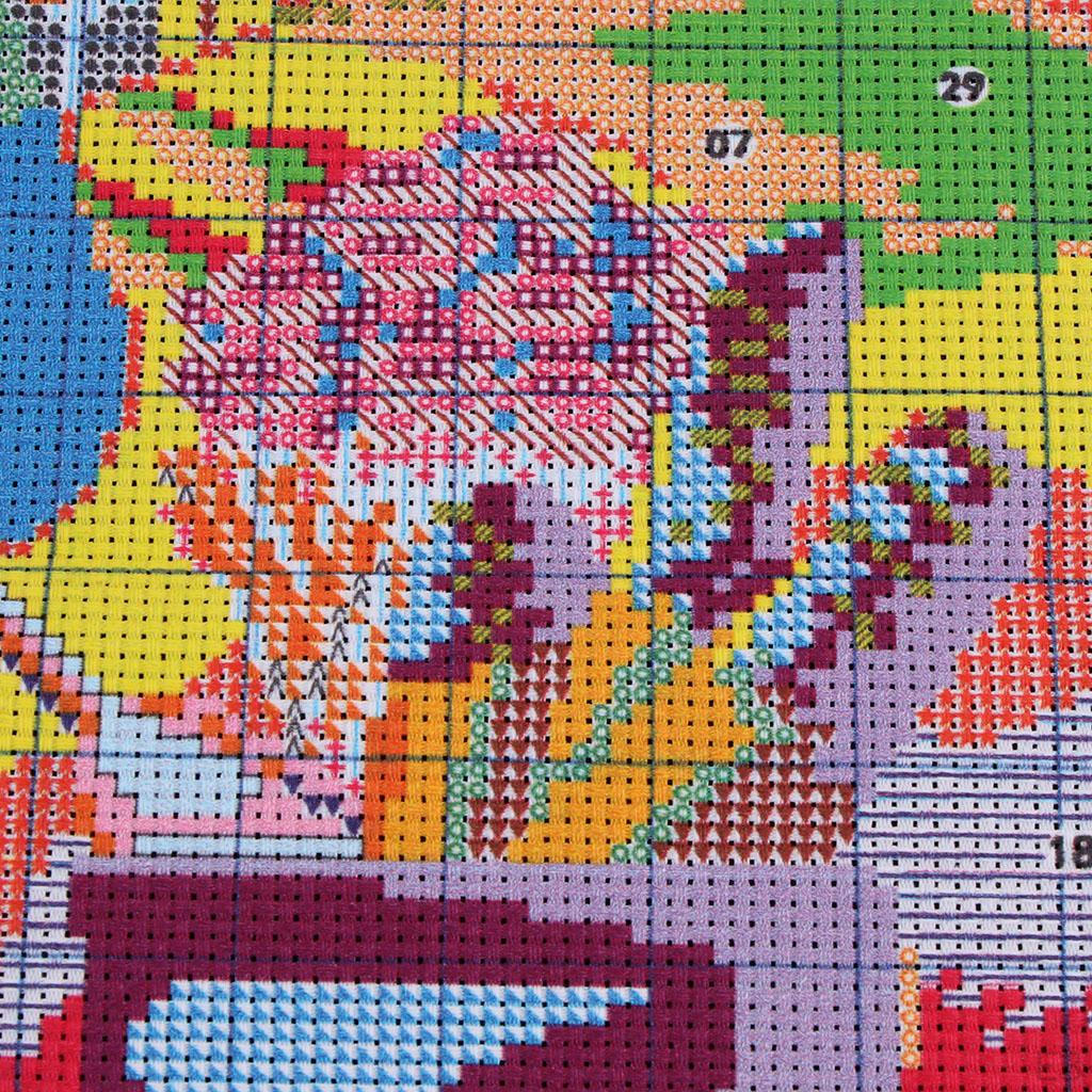 Набор стежков «Пьяница» с принтом, количество 11/14, для начинающих рукоделие своими руками — 14CT, 43x41 см