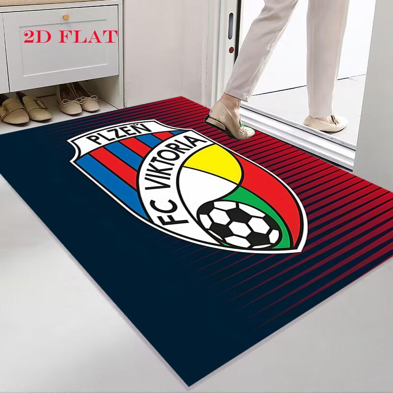 FC Viktoria Plzeň Carpet Rug for Living Room Bedroom Home Sofa Decoration,Kids play Nonslip Floor Mat