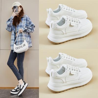 Осень новая инс женская студенческая платформа увеличивающая рост доска обувь повседневная обувь уличная съемка Y