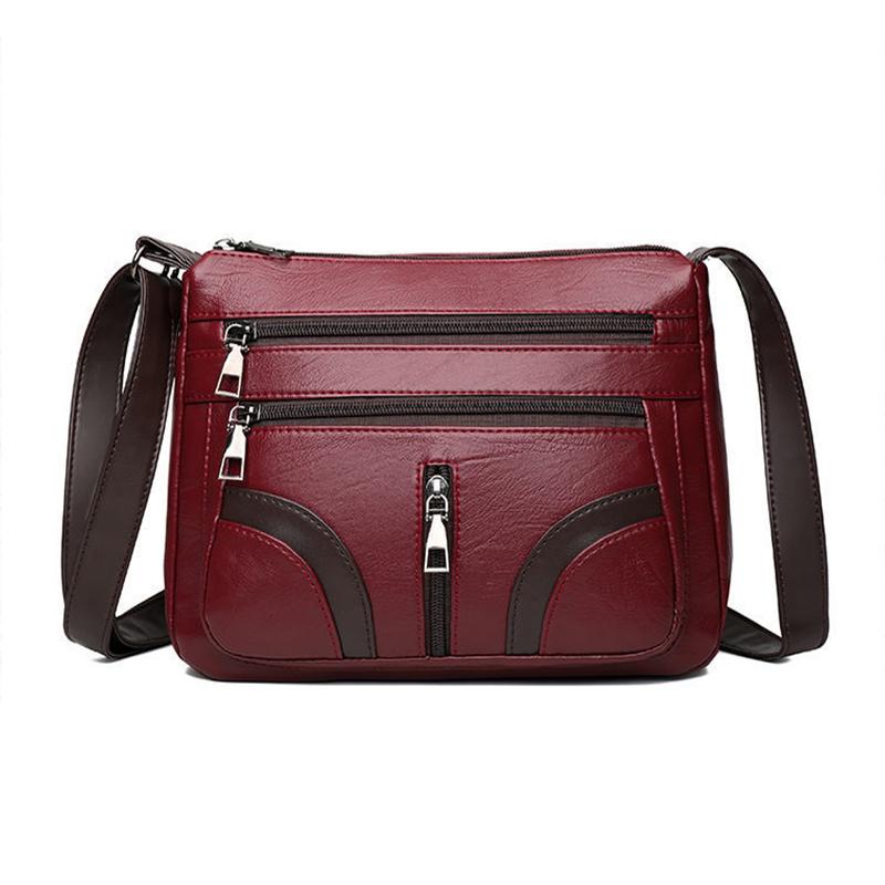 Yogodlns Винтажная сумка через плечо для женщин, многофункциональная сумка через плечо из искусственной кожи, маленькая квадратная сумка для мамы