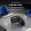 Беспроводная Bluetooth-мышь JOMAA с вертикальным дизайном и двойным режимом, с зарядным устройством