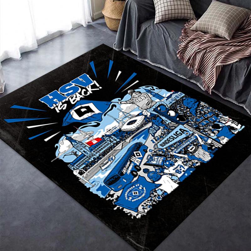 2025 New Hamburger Sportverein Carpet Rug for Living Room Bedroom Home Sofa Decoration,Kids play Non-slip Floor Mat 31