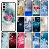 Новый рождественский чехол для телефона со снежинками для Samsung Galaxy S22 S20 Ultra S20 S22 Plus S21 S10 S9 S8 Plus S10E S20 FE Funda Capa