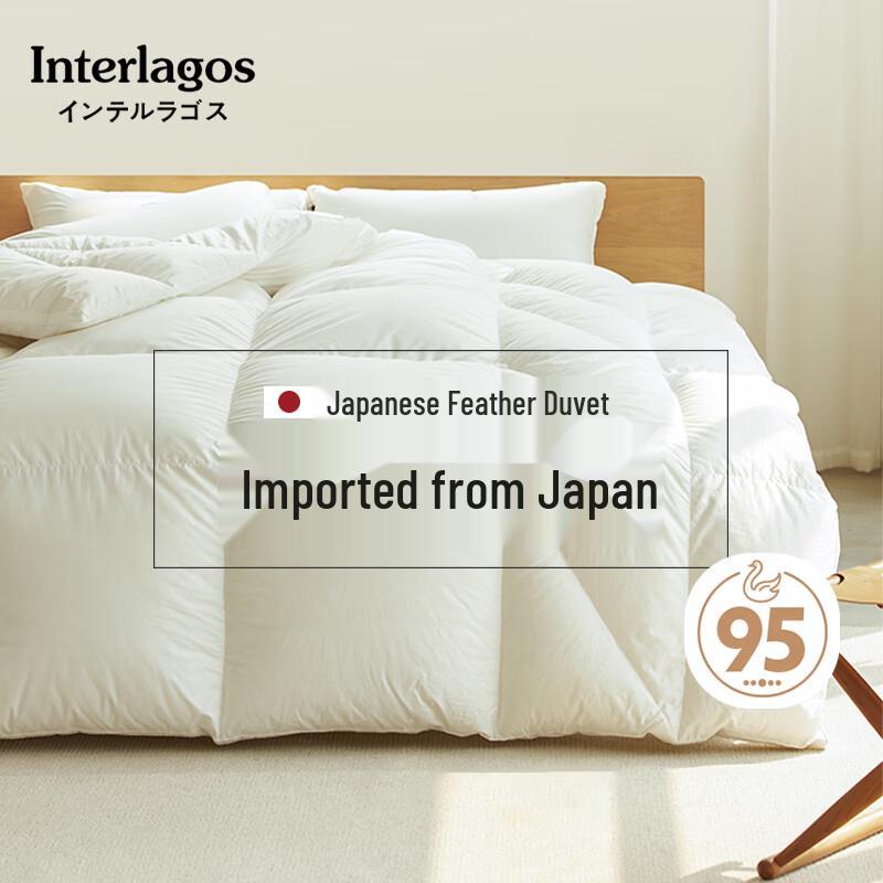 Interlagos 98% White Goose Down Winter Quilt