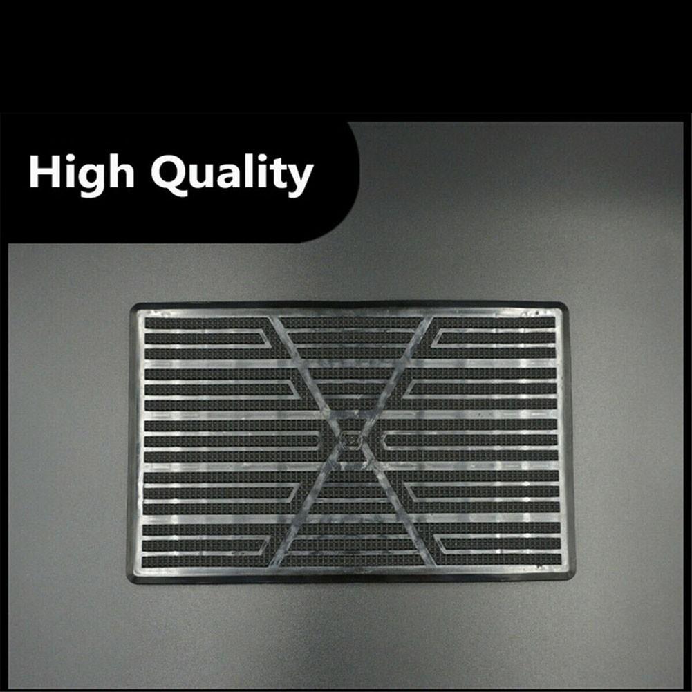 Car Interior-Car Carpet Plate Floor Pad Heel Foot Mat Pedal Patch Cover Black PVC Waterproof