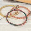 6 Strings Acoustic Guitar Strings Brass Red Copper Guitar Steel Strings Rainbow Colorful Anti Oxidation Coating