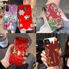 BS-6 Рождественский подарок силиконовый чехол для iPhone 15 14 Xiaomi POCO M6 F6 Redmi Note 13 12 13C 8 9 Samsung S24 S23 S22 S21 FE Pro Plus Ultra