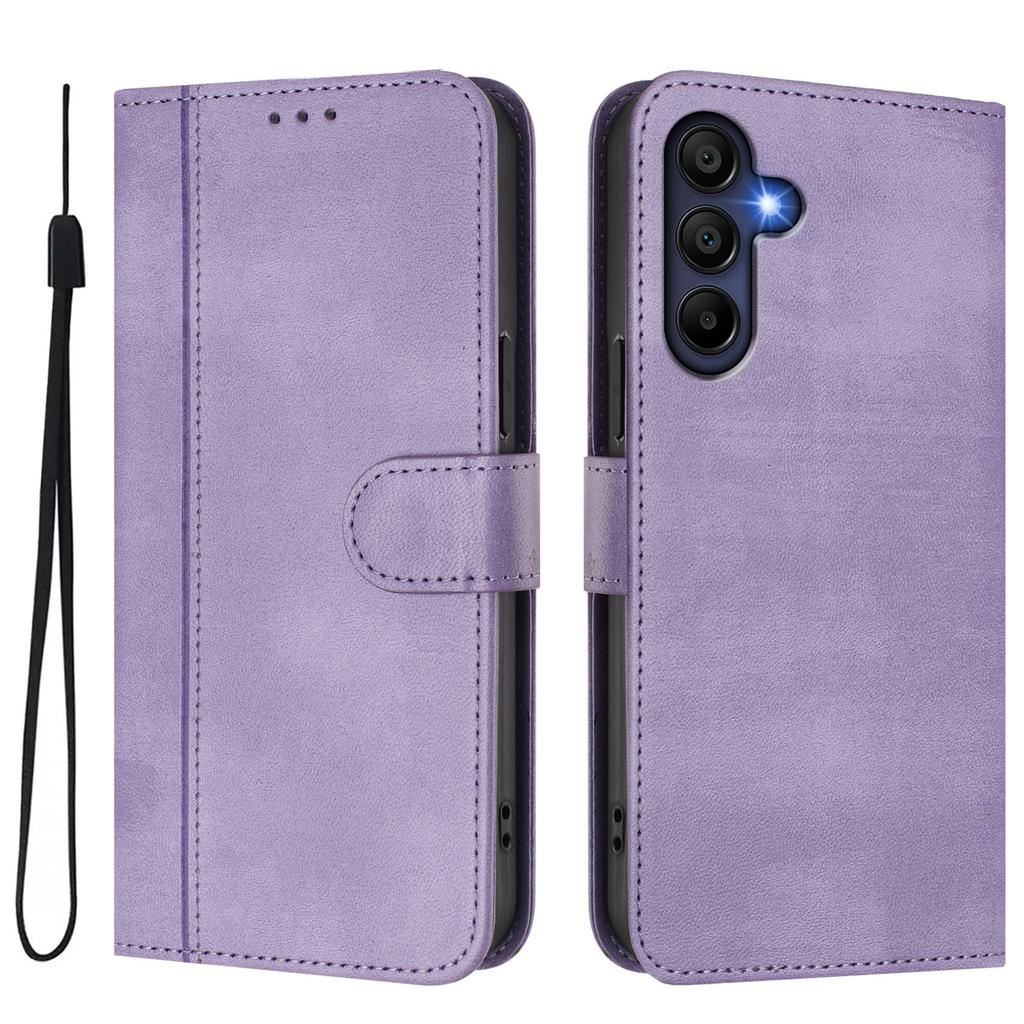 For Samsung Galaxy A16 5G/Galaxy A16 4G Cases Wallet Stand Retro Texture Leather Phone Cover with Lanyard