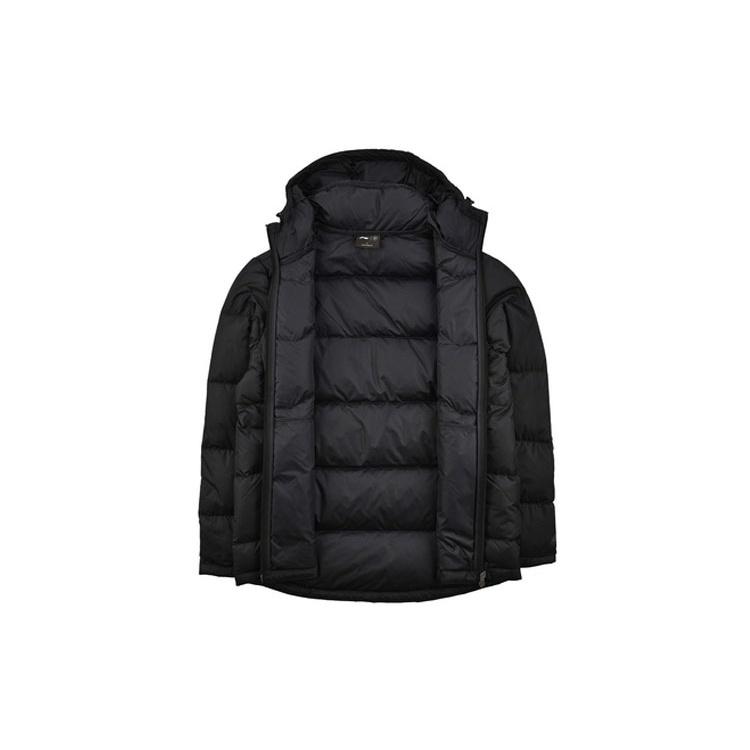 Li-Ning Li Ning Down Jacket Men's Standard Black Unisex AYMN067-2