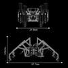 Mold King 15053 Технические RC роботы Строительные блоки для мальчиков Моторизованный робот-паук Модель Строительные наборы Детские рождественские подарки