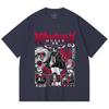 230 Gsm 100% Cotton Demon Slayer V34 Muzan Print Unisex Heavy Cotton T Shirt