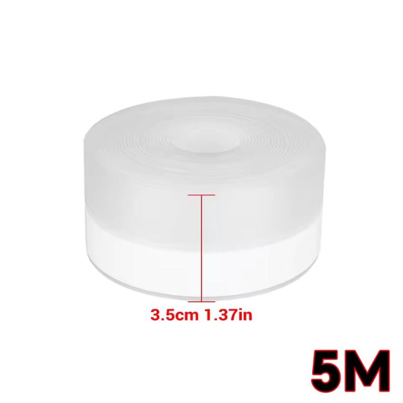 Door Weather Seal Stripping Tape Weatherproof Soundproof Long Lasting Adhesive Strip for Door Frame Window Home Repair