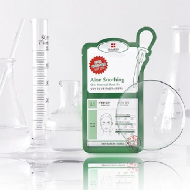 LEADERS Успокаивающая маска для обновления кожи Insolution Aloe Rx 10 листов
