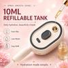Wet Electrics Hairbrush with Water Spray Rechargeable Steams Hair Straightener USB-C Charging for Both Long & Short Hairs