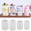 Geometric Cylindrical Candle Silicone Mould DIY Handmade Scented Candle Soap Mold Craft Gift Making Crystal Resin Mold Home Deco
