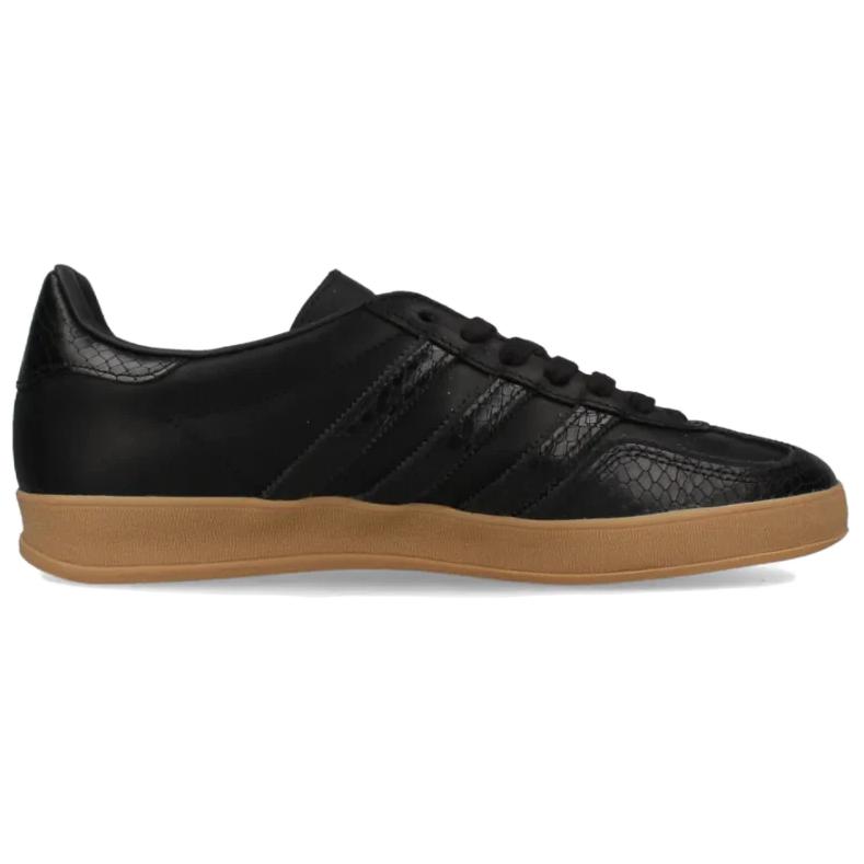 adidas Кроссовки Gazelle Indoor Snakeskin Pack Unisex, черные, цвет Core-Black Gum IF1978