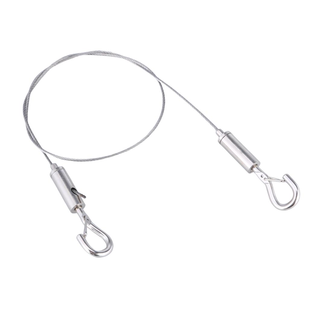 Регулируемая система тросов из нержавеющей стали, простая в установке подвеска из проволочного троса для надежной фиксации белья и подвешивания картин