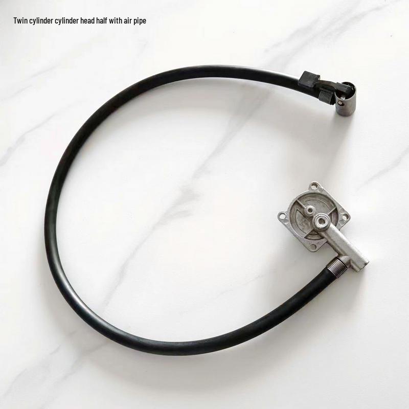 Electric Car Air Pump with Pressure Gauge & Dual Cylinder Options