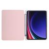 Tablet Case For Samsung Galaxy Tab S10 FE/S9 FE/S9 Y-Fold Stand Glitter Leather TPU Acrylic Clear Cover