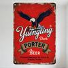 Винтажная металлическая жестяная вывеска пива Yuengling Dark Porter с изображением белоголового орла и яблока, ретро-дизайн с эффектом старения для бара, мужской комнаты, дома