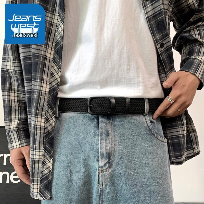 Повседневный тканый мужской ремень Jeanswest