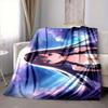 1Pc Galactic Dreamer Flannel Blanket, Soft And Comfortable, Casual Warm, Camping Travel, Christmas, Halloween Xmas Gift Ey120