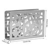 Stable Base Metal Napkin Holder Hollow Out Stainless Steel Napkin Holder  Buffet