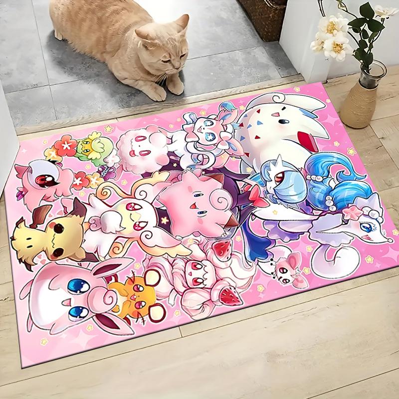 1Pc Kawaii Fantasy Creatures Carpet Rug Customizable Soft Washable Antislip Home Living Room Sofa Mats Personalized Rug 0917236