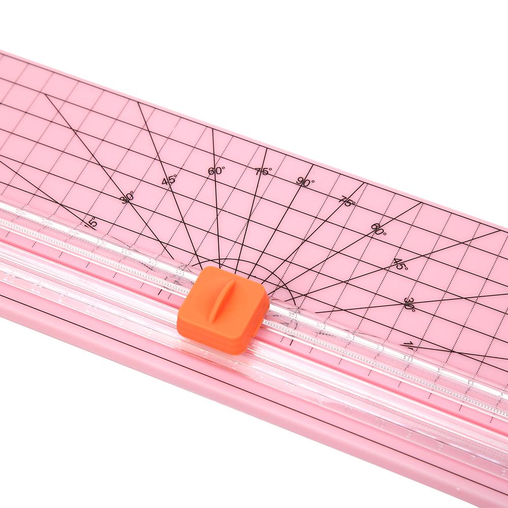 Машина для резки бумаги формата А4, офисный триммер, лезвие для фотоальбома (розовый)