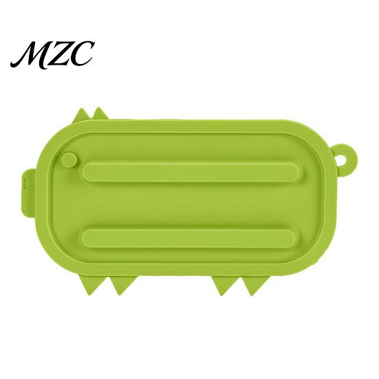 Hanging Storage Kitchen Accessory Silicone Pot Lid Holder, Cute Pig Shaped, Non Slip Heat Resistant Mat Easy to Clean Countertop with Drain