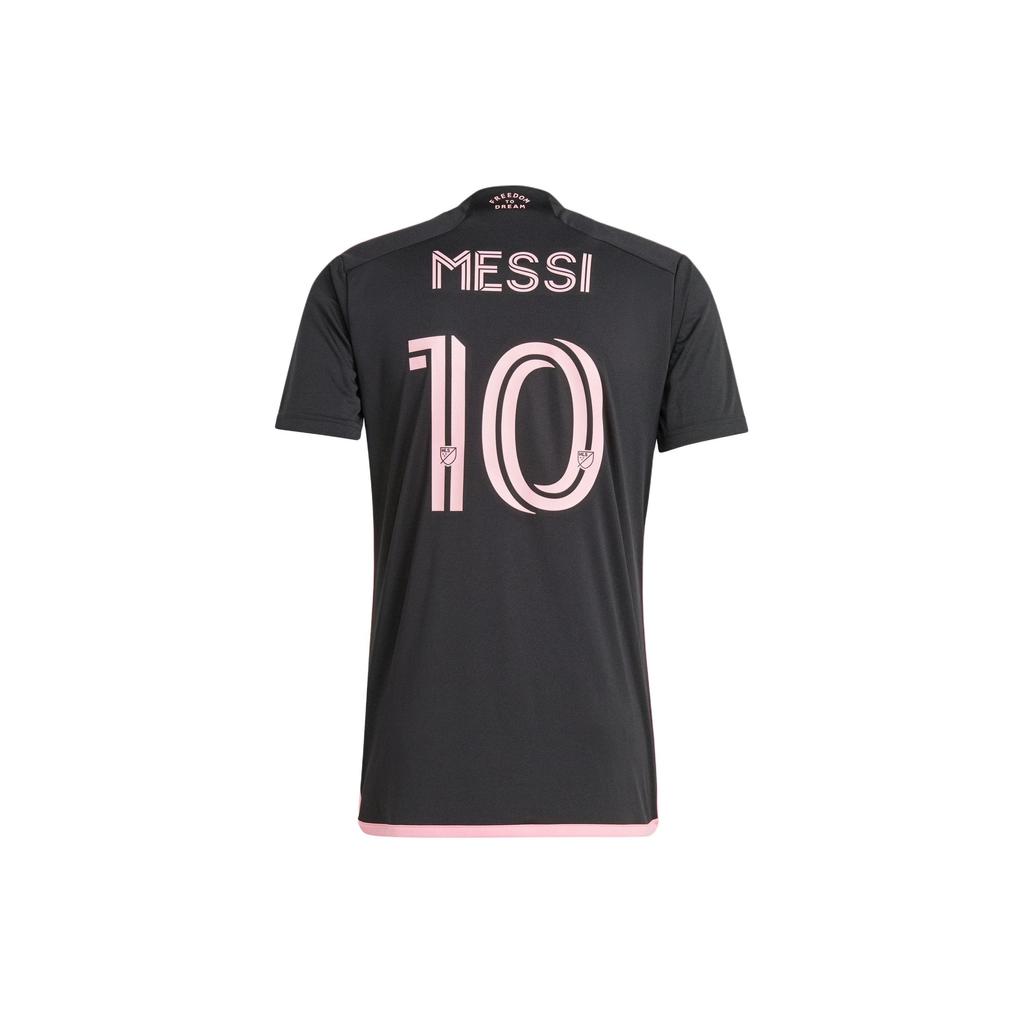 Adidas Inter Miami CF 23/24 Messi Away Jersey черная мужская уличная одежда JE9744